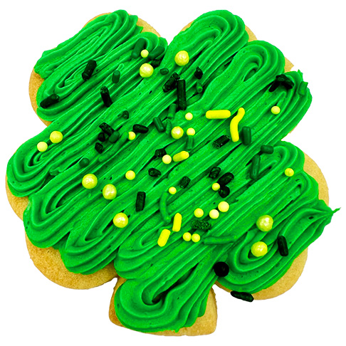Shamrock Buttercream Cookie